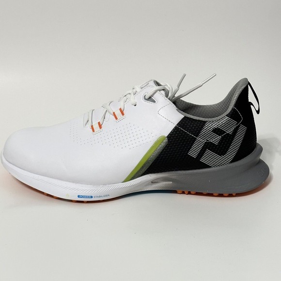 FootJoy Fuel Strato Lite Men's Spikeless Golf Shoes White 55443 Size 11.5 W - Picture 13 of 16
